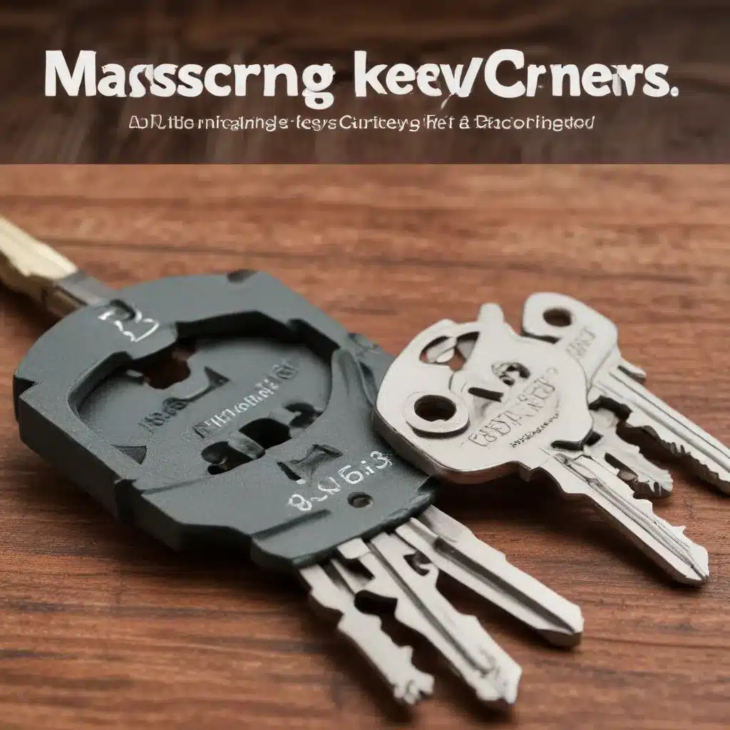 Mastering Key Cutting: DIY Techniques for Duplicating Keys with Precision and Accuracy